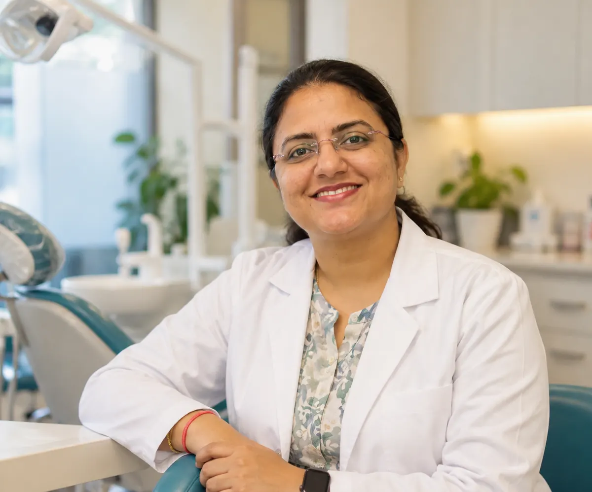 Dr. Deepshikha Rathore, dentist in Jodhpur, at her clinic